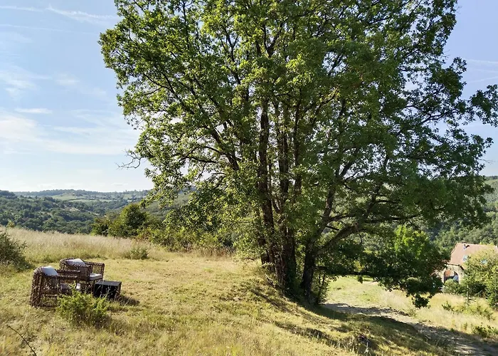 Quercynoise De Charme Piscine Et Vue Sur Vallee Du Lot *